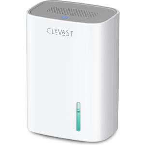 CLEVAST Small Dehumidifier for Home, 30oz Mini Quiet Dehumidifier for Bathroom Bedroom, Portable Compact Air Dehumidifier for Closet, RV, Camper