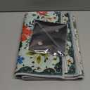 2x3 Washable Rug for Entryway, Floral Green Soft Small Area Rug, Non Slip Doormat Indoor Entrance Carpet, Flower Low Pile Front Door Throw Rug for Bedroom, Kitchen, Laundry, Bathroom, Sage Green