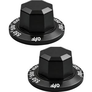 1190573 Thermostat Stove Knob Dial Fit for South bend Range Oven Kitchen Burner, Off/200-550F Replacement Part Control (2 PCS)
