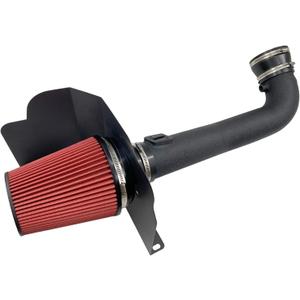 Cold Air Intake Kit W/Filter High Performance for 2014-2020 Chevy/GMC/Cadillac (Silverado 1500, Suburban, Tahoe, Sierra 1500, Yukon, Yukon Denali, Escalade) V8 5.3L 6.2L (Black & Red)