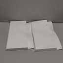 Pack of 2 Magnetic File Holder Large Magnetic Pocket Wall Hanging Magzine Organizer Paper Mail Letters for Refrigerator Classroom Locker Whiteboard (Horizontal, White Color,13.8 x 8.3 Inches)
