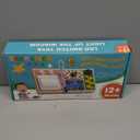 Busy Board with LED Light, Wooden Switches Board Sensory Toys for Toddlers 1-3, Toddlers Activity Travel Montessori Toys for 1 2 3 Year Old Boys Girls Birthday Gift