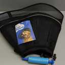 Dog Cone Collar to Stop Licking: Soft Mesh Recovery Collar After Surgery with Detachable Pad, Elizabeth Cone Alternative for Large Medium, Small Dogs, Normal Eating and Drinking (XL, Jet Black) (XL(Depth: 10.8in, Girth: 16.0-19.5in))