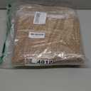 Corner Kitchen Rugs Non Slip Washable, Rubber Backed Circular Sector Kitchen Mats for Floor, Super Absorbent Imitation Linen Braided Kitchen Floor Mat for Sink Corner Areas Brown, Radius 39"