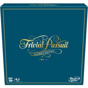 Trivial Pursuit Classic Edition Board Game for Adults and Teens Ages 16 and Up, Trivia Game for 2-6 Players