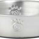 PetRageous 60046 Cayman Classic Non-Skid Stainless-Steel Dishwasher Safe Bowl 1-Cup Capacity 4.5-Inch Diameter 1.5-Inch Tall for Small Dogs and Cats of Any Size, Metallic