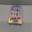 GLAMERMAID Press on Nails Almond,Halloween Gel False Nails with Design,24 PCS Glue on Nails,Reusable Acrylic Stick on Nails Tips Manicure Set for Women,Butterfly Sneak Pack of 3