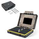 Kiwifotos 60 Slots SD Memory Card Case Holder for 60 SD/SDHC/SDXC Card/CFexpress Type A Card, Water-Resistant & Anti-Shock SD Card Organizer with Stackable Design