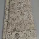 Living Room 4x6 Area Rugs: Vintage Farmhouse Washable Non-Slip Rug for Bedroom Dining Room Ultra Soft Indoor Carpet for Nursery Kitchen Durable Low-Pile Neutral Floor Mat for Pet Owners(4x6 Beige)