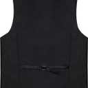 DiBanGu Mens Christmas Suit Vest Holiday Xmas Waistcoat Bowtie Set Party Suit Vest Christmas Holiday Waistcoat Tuxedo (White Gold)