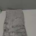 Womens Jeans High Waisted Stretchy Straight Leg Split Hem Jeans for Women Trendy Classic Denim (12 Short, Grey)