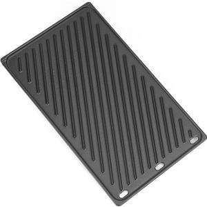 Onlyfire Reversible Cast Iron Griddle Replacement for Weber 7637, Grill Cooking Griddle for Weber Spirit I & II 200 Series (with Front-mounted Control)