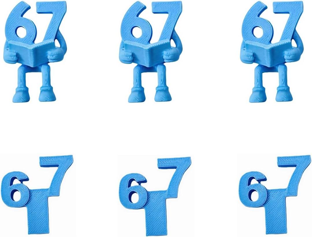 67 Pencil Topper, 67 Easter Egg Fillers for Kids Classroom Prizes & Decorations for School Supplies, Classroom Rewards Kids Incentives, 3D Printed Party Favor Gifts, Pencil Charms, Game Prizes