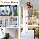 Gifts for Mom, Wind Chimes for Outside Perfect for Outdoor Gardens Patios Home Decor, Features Melodious Tones Create a Zen Atmosphere, Retirement Gifts for Women Men(Colorful Dachshund)