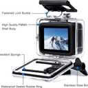OKFUN Waterproof Housing Case for Go Pro Hero 13/12/11/10/9 Black,Protective Underwater Dive Case Shell with Quick Release Buckle Mount for Hero13/12/11/10/9 Black Action Camera Accessories