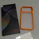 TORRAS Shockproof for iPhone 17 Pro Max Case with Camera Control Button, [12FT Military Grade Drop Protection] Enhanced Grip & Soft Touch Translucent 17 Pro Max Case with DIY Buttons, Neon Orange