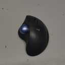 Logitech Ergo M575S Wireless Trackball Mouse, Wireless Ergonomic Mouse with Bluetooth and Encrypted Dongle, Comfortable Thumb Control, Precise and Smooth Tracking, for PC/Mac - Graphite Blue Ball (One Size)