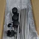 Yieach Clear 3 Tier Slim Rolling Storage Cart with Wheels,6.3W Thin Shelf,Bathroom Storage Cabinet,Skinny Laundry Cart,Narrow Laundry Room Cart Between Washer and Dryer,Skinny Shelves for Small Space (5.1 Inch W)