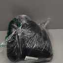 Black Memory Foam Bathroom Runner Rug Long Narrow Bath Mat Non Slip Soft Absorbent Washable Plush Microfiber Bath Rug 16" x 47"