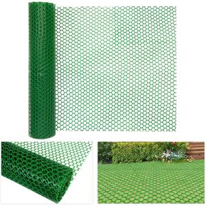 Grass Protection Mesh, 4 ft 32.8 ft Green Lawn Reinforcement Netting, Reusable HDPE Grass Reinforcement Mesh for Grass Parking, Driveways, Turf Protection