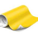 ORACAL 651 Matte Yellow Vinyl Durable Roll Easy to Weed Permanent Adhesive Craft Vinyl for Plotting Machines, Decals & DIY Projects 12" x 10ft