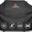 63 Inch Grill Cover for Weber Genesis/Genesis II 300 Series 3-Burner Grills,600D Heavy Duty Waterproof WaterResistant WeatherProtective BBQ Premium Outdoor Grill Cover,Compared to Weber 7757