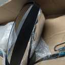 Lynol Passenger Right Side Chrome Housing Manual Hood Mirror Assembly Replacement Compatible With 2010+ Kenworth T680 2010+ Peterbilt 579 587 Fits L59-6003-200