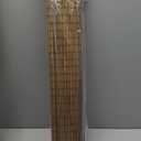 UNISHADES Cordless Bamboo Roman Shades for Windows, 100% Blackout Backing Fabric for Light Blocking, 27" W  64" H - Penang Teak