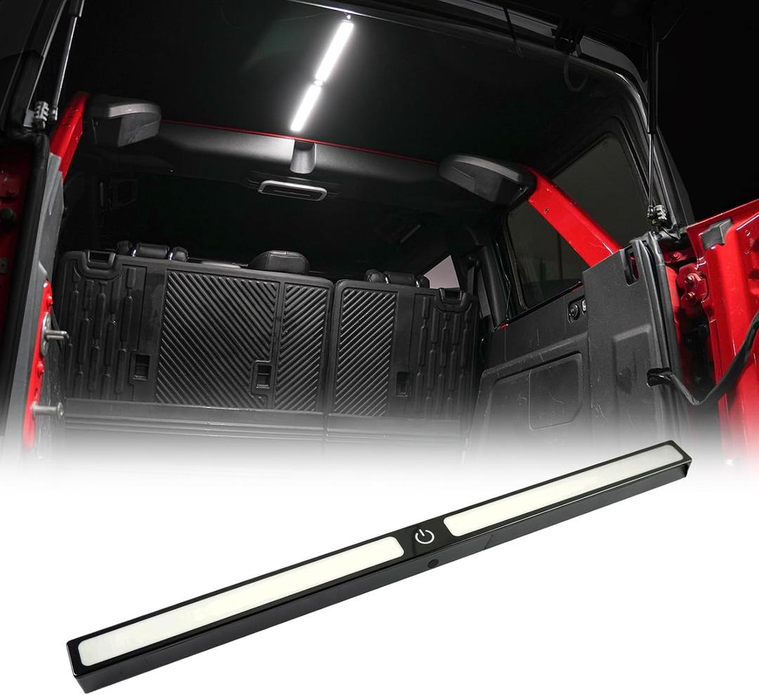 Rear Ceiling Lights Fit For Ford Bronco 2021 2022 2023 2024 2025 2026, Trunk Dome Light for Bronco Accessories, Touch Switch Interior Lights Trunk Cargo Area (Not fit for Sport)