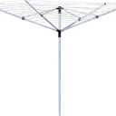 Honey-Can-Do Outdoor Umbrella Dryer, Aluminum 165ft DRY-09068 Silver