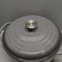 Enameled Cast Iron Dutch Oven - Umite Chef 6QT Pot with Lid & Cotton Potholders - Dual Handles -Versatile Heavy Duty Cookware for Bread BakingBraising, Stews, RoastingGrey