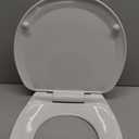 American Standard 5503B00B.020 Transitional Slow-Close Round Front Toilet Seat, White