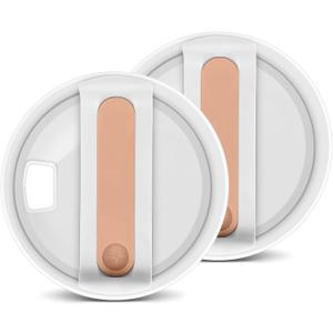 40 OZ Tumbler Lids Fit for Stanley Cup Replacement Lid Spill Proof Resistant Tumbler Replacement Cover for Stanley,2 Pack (Carnation)