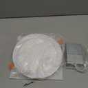 8 Inch LED Recessed Light with Junction Box, 1Pack Ultra Thin LED Recessed Lighting.6000K Daylight, No Dimmable,18W 8" Recessed Ceiling Canless Wafer Downlight.Slim Can-Killer Lights,CRI80+