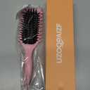 Curl Defining Brush with Capturing Sides - Creates Defined Curls & Tames Frizz, with a Precision Tip for Sectioning - Styling Brush for Wavy to Curly Hair on Wet or Dry Use (Pink)