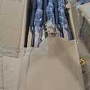 Sturdy Foldable Plastic Chair, Portable, 350-Pound Capacity, Black, 6-Pack