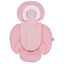 COOLBEBE New 2in1 Babybody Pad for Baby Newborn Infants  Extra Soft Stroller Cushion Pads Car Seat Insert, Perfect for Carseats, Strollers, Swings, Pink