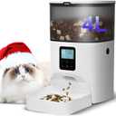 ANDOLL HOME Automatic Cat Feeder, 4L Cat Food Dispenser with 10s Voice Recorder, Pet Feeder up to 8 Meals per Day, Timed Dog Feeder with Dry Food Sealed Ring