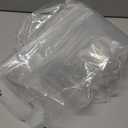 AmazerBath Stall Shower Curtain Plastic, Small Shower Curtain Clear 40 x 72, Stand Up Shower Curtain Thick PEVA, Heavy Duty Shower Curtain Stall Size with 2 Weighted Stones and 7 Grommet Holes