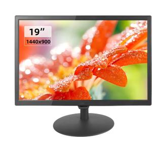 Prechen 19 Inch TV Flat Screen 1440 * 900 HD Widescreen TV with ATSC Tuner Antenna,Remote/HDMI/USB/AV/VGA Input, Suitable for Kitchen Bedroom RV Camper (No Smart TV)