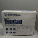 Westinghouse Electric Blanket Twin Size, Super Cozy Soft Flannel 62"" x 84"" Heated Blanket with 10 Fast Heating Levels & 1-12 Auto-Off, Machine Washable, ETL&FCC Certification, Charcoal