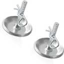 Adozsb Replacement Snow Plow Skid Shoes - Replaces Part ATV UTV Polaris K-Plow Nos 2205071 and 2208864 - Hardened Steel Snow Plow Non-Slip Base - with Quick-Release Cotter Pins (2-Pack) ﻿