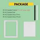 11" x 14" RV A/C Gasket Replacement, One-Piece Leak-Proof Foam Seal, Cut to Size for Foam Block Kit & Plenum Divider, Roof Seal Kit for Leak Repair, Gap Filling & Vibration Reduction