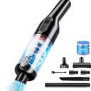 Car Vacuum Cleaner,100W/22Kpa/30Mins,Lightweight Mini High Power Portable Handheld Cordless Vacuum Pro, Small Rechargeable Extractor Vacuum Detailing with Cleaning Gel for Car, Home and Office