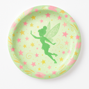 MHkdsai 120 Pcs Fairy Party Supplies 7 Inch 6 styles Fairy Plates Disposable Plates Fairy Party Decorations for Birthday Party Favors, Pack of 2
