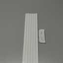 Delamu Cord Hider, Cord Covers for Wires on Wall, One-Cord Cable Hider, Self-Adhesive Wire Hiders Wire Covers for TV Cords on Wall, Easy Mount Cable Cover Management Kit, 6X W0.59 H0.4in, White