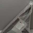 Flag Display Case - 5' x 9.5' Funeral & Military Flag Shadow Box with HD Tempered Glass and Wall Mount, Folded Triangle Flag Holder Frame for Veterans, Red