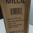 MILCIL Swivel Counter Height Stool with Back Bar Chair Farmhouse Pink