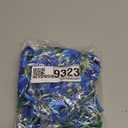 Women's Sexy Halter Thong Bikini Set Triangle High Cut String Floral Tie Dye Ombre Prints 2 Pcs Swimsuits (M, Blue Green Floral)