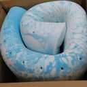 DUMOS 3 Inch Gel Memory Foam Mattress Topper King - Blue Soft Mattress Topper King Size for Back Pain, CertiPUR-US Certified, RV, Camper, CertiPUR-US Certified, Blue